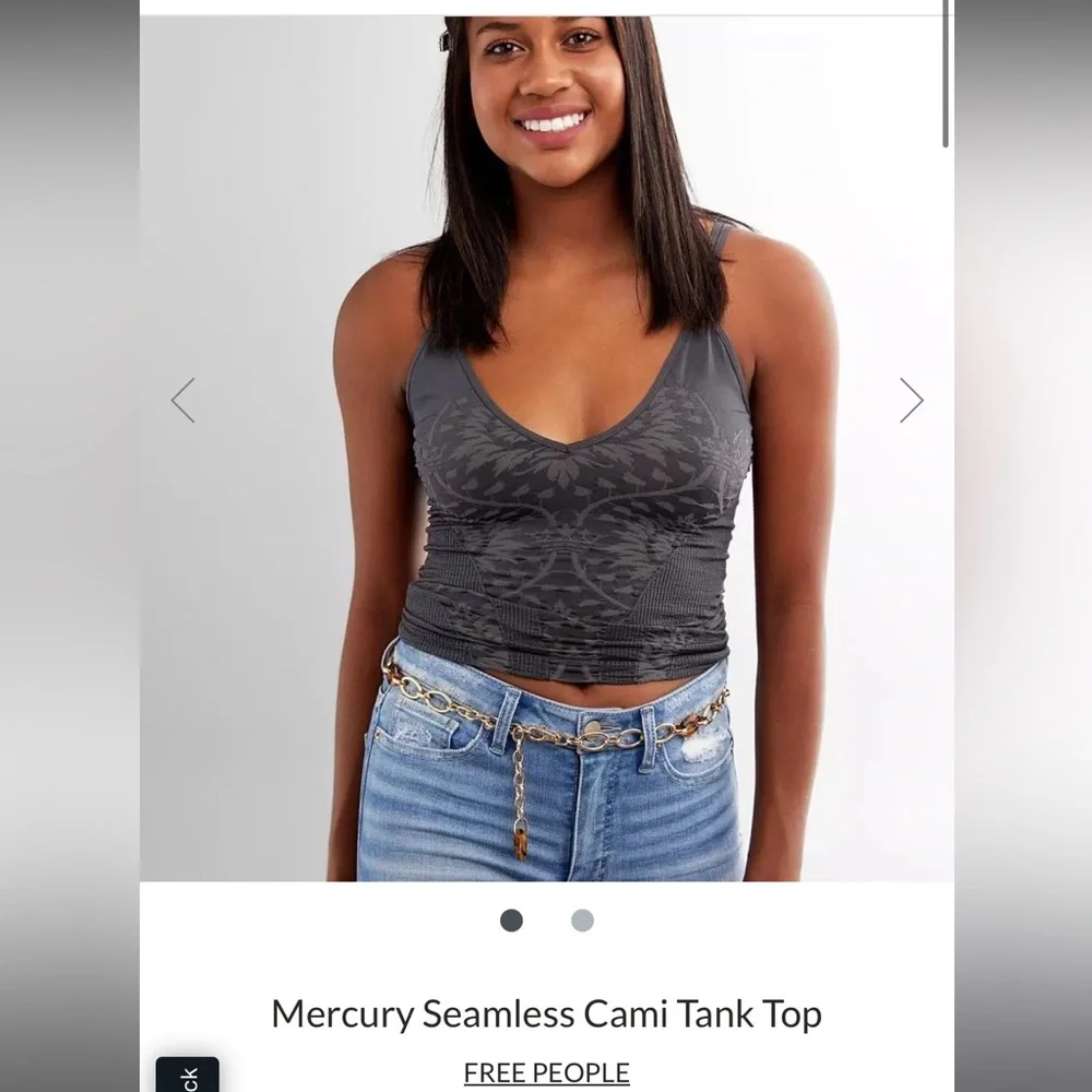 NWOT Free People Mercury Seamless cami tank_2